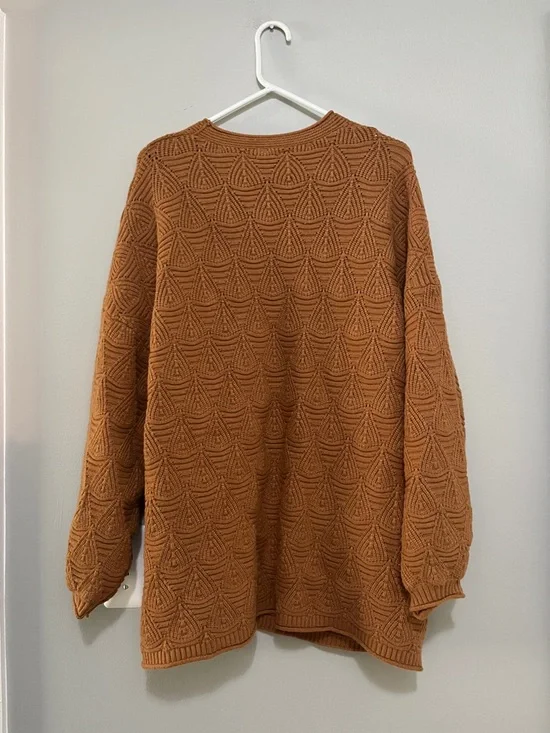 Anthropologie dRA Los Angeles Cozy Textured Knit Button-Front Cardigan - Picture 8 of 8